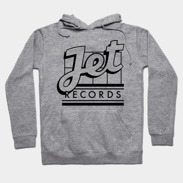 Jet Records Black Hoodie by Ipung